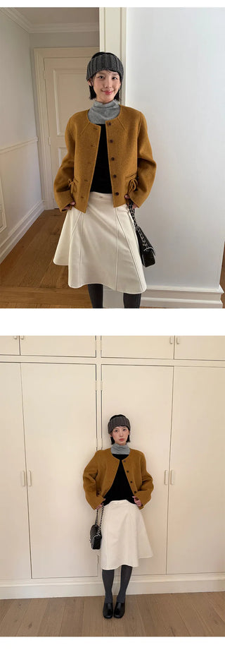 reversible wool jacket