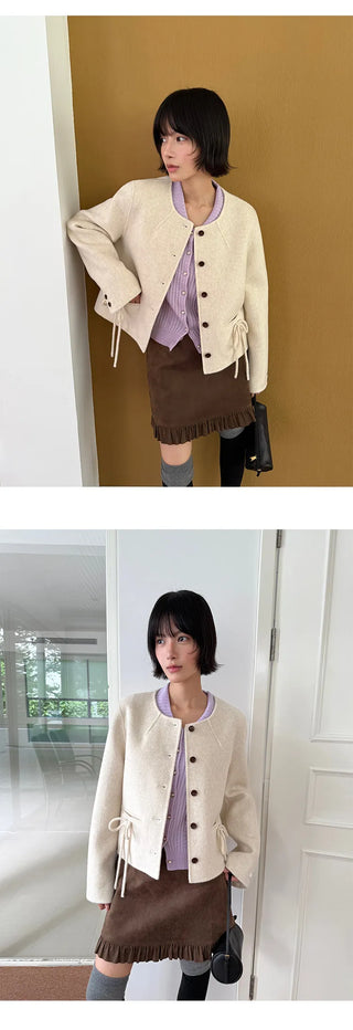 reversible wool jacket