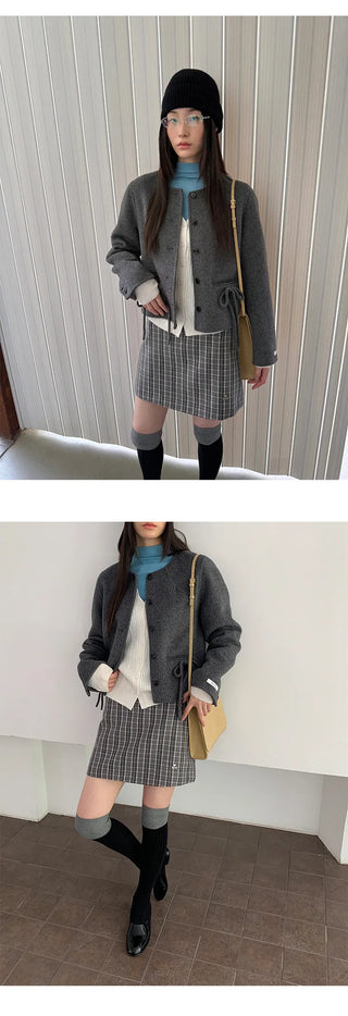 reversible wool jacket