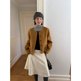 reversible wool jacket