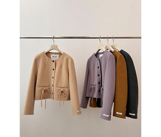 reversible wool jacket