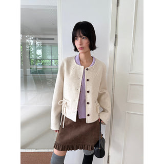 reversible wool jacket