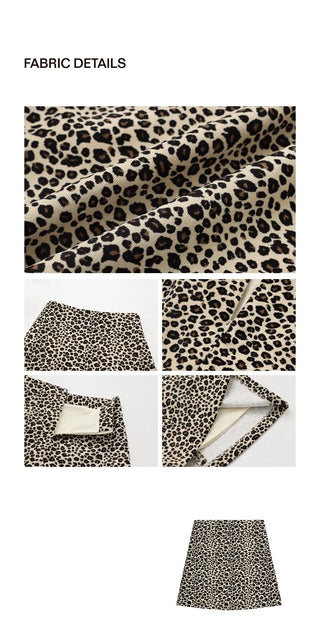 leopard print skirt