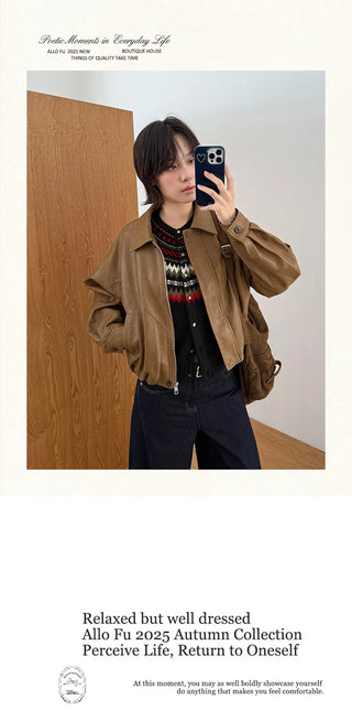 quilted leather coat