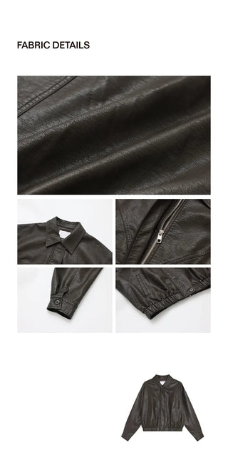 quilted leather coat