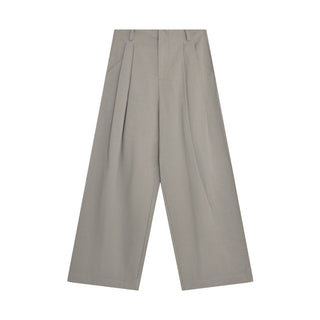straight cotton trousers