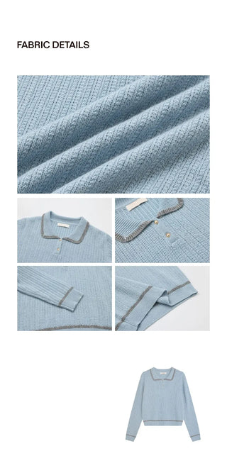 contrast doll sweater