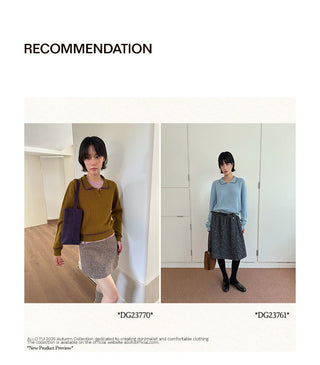 contrast doll sweater