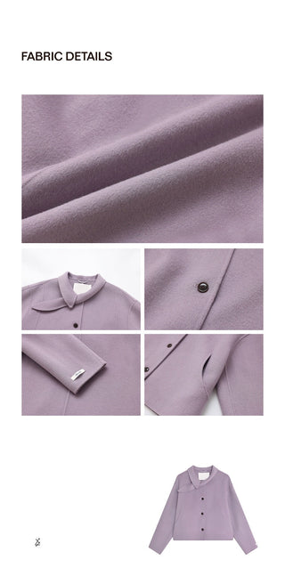 double-faced wool coat