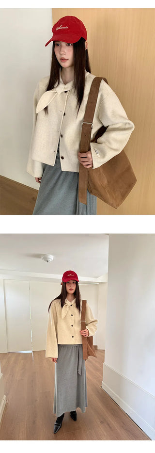 double-faced wool coat