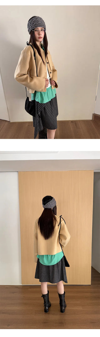 double-faced wool coat