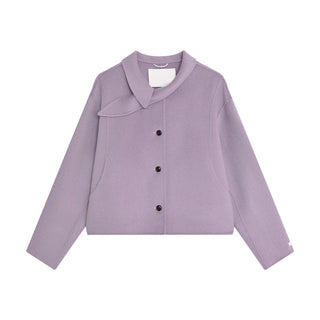 double-faced wool coat