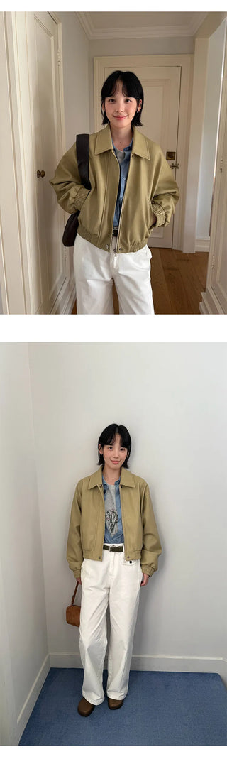 plaid leather jacket