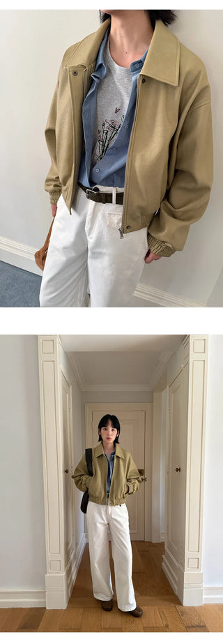 plaid leather jacket