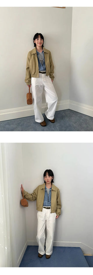 plaid leather jacket