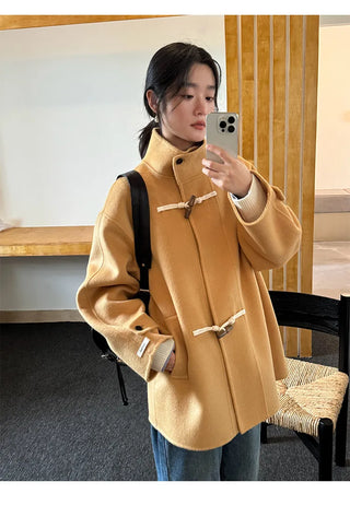 reversible wool coat