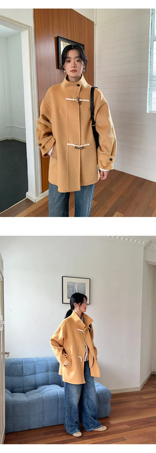 reversible wool coat