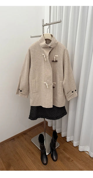 reversible wool coat
