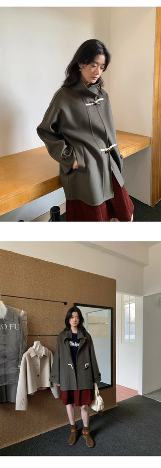 reversible wool coat