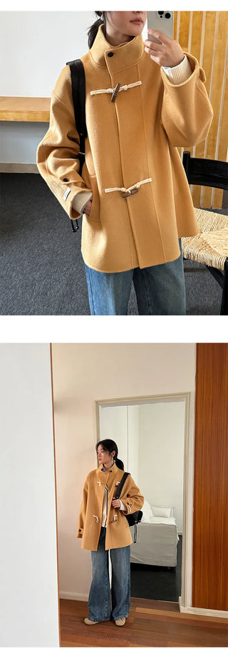 reversible wool coat