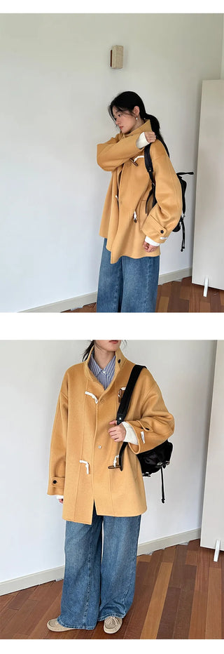 reversible wool coat