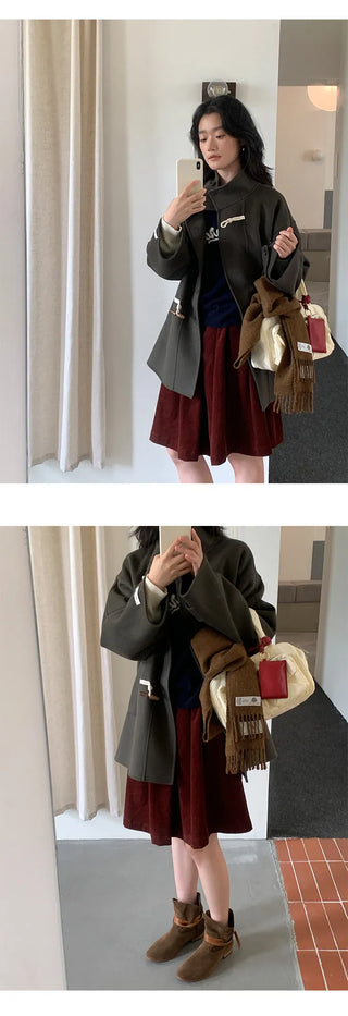 reversible wool coat