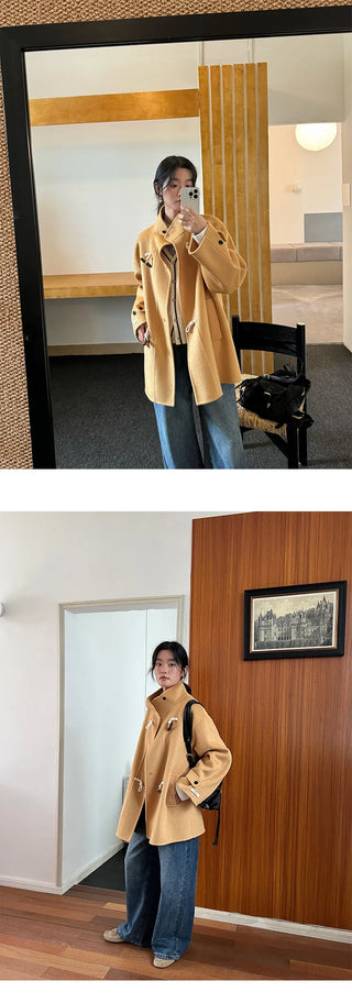 reversible wool coat