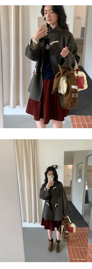 reversible wool coat