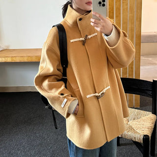 reversible wool coat