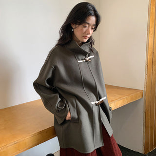 reversible wool coat