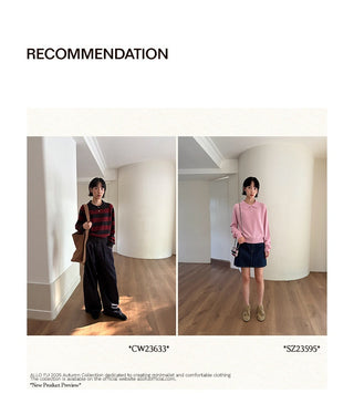 striped polo sweater