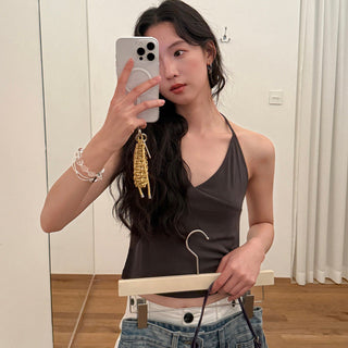 half turtleneck vest