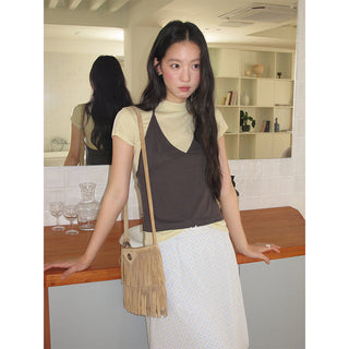 half turtleneck vest