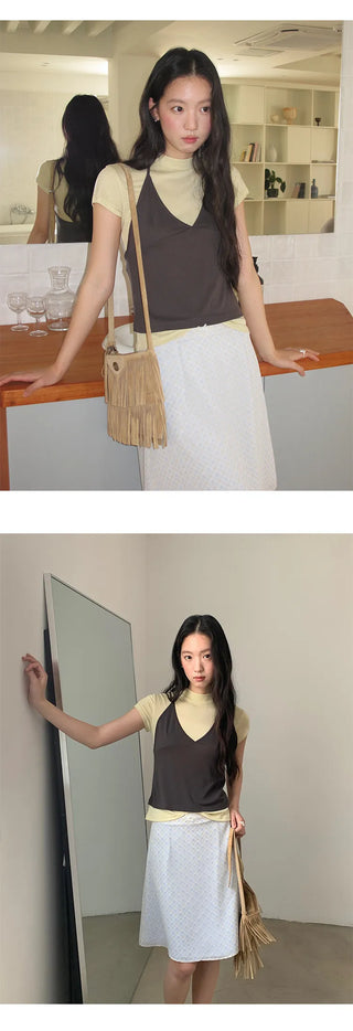 half turtleneck vest