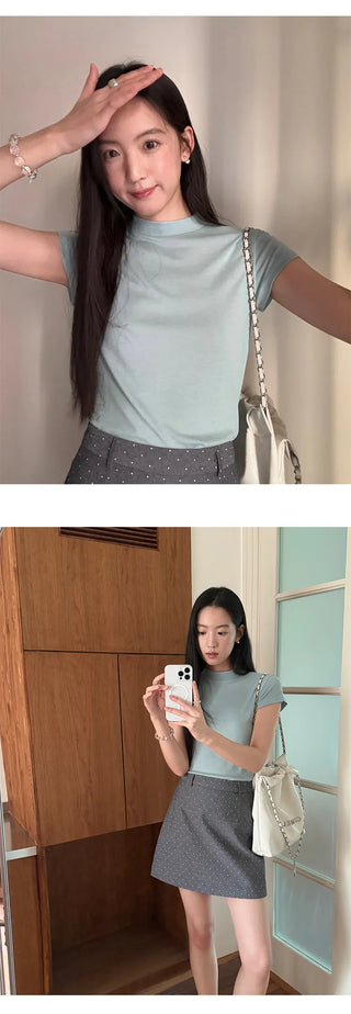 half turtleneck vest