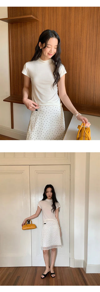 half turtleneck vest