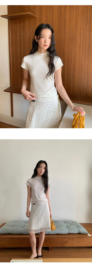 half turtleneck vest