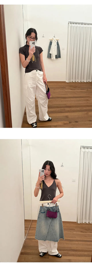 half turtleneck vest