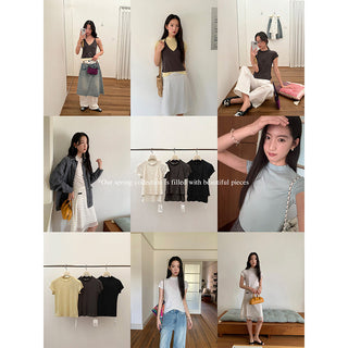 half turtleneck vest