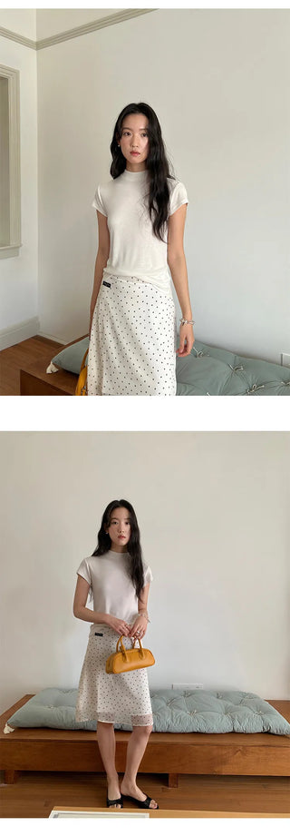 half turtleneck vest