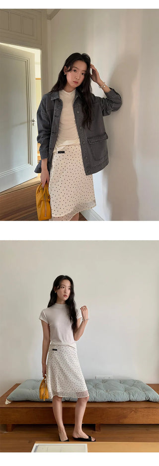 half turtleneck vest