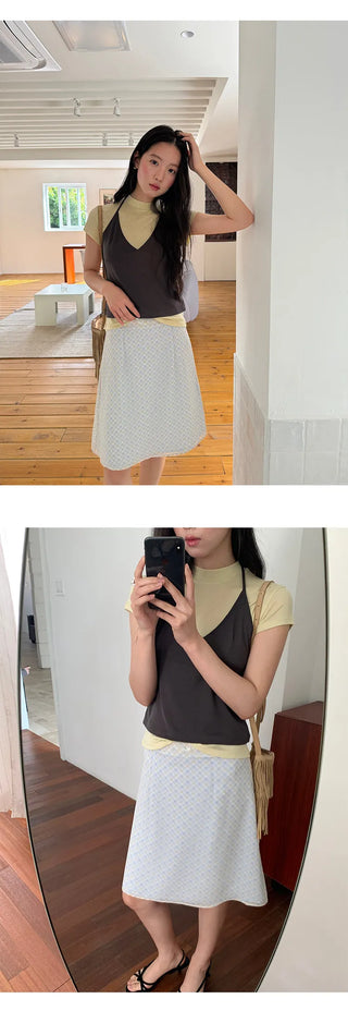 half turtleneck vest