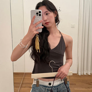 half turtleneck vest