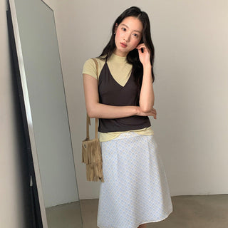 half turtleneck vest