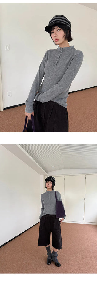 half turtleneck sweater