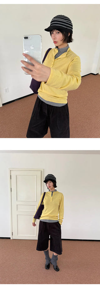 half turtleneck sweater