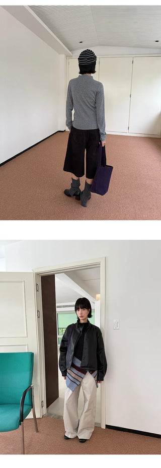 half turtleneck sweater