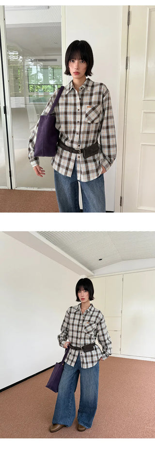 plaid casual shirt