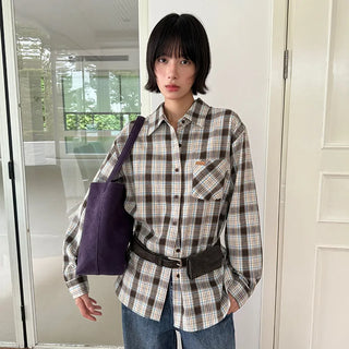 plaid casual shirt