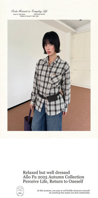 plaid casual shirt